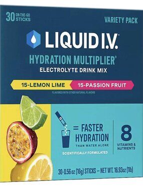 Liquid I.V. Hydration Multiplier Variety Pack, (Pack of 30) NIB
